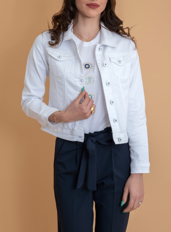 ΜΠΟΥΦΑΝ WHITE JEAN