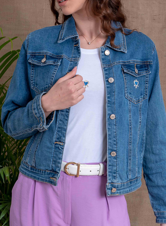 ΜΠΟΥΦΑΝ JEAN ΚΑΡΔΙΑ STRASS